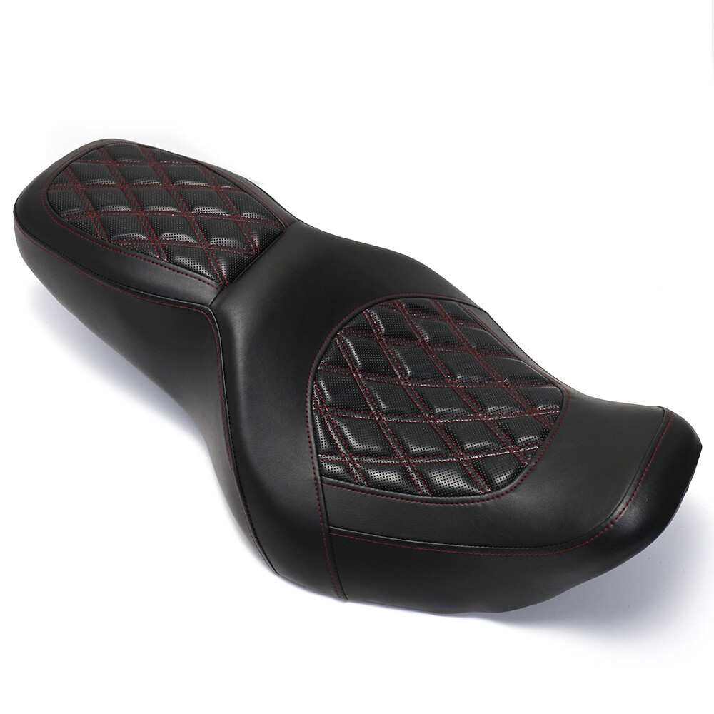 Two-Up Cushion Driver Passenger Seat For Harley Road King FLHR FLHRC 1997-07 US