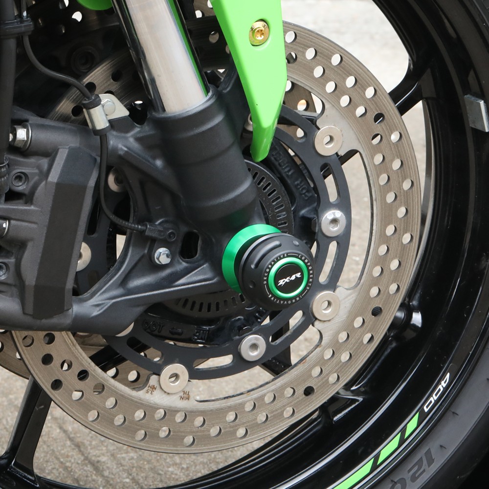 ZX-4R CNC Wheel Axle Fork Crash Protector For KAWASAKI Ninja ZX4R 2023 2024 2025