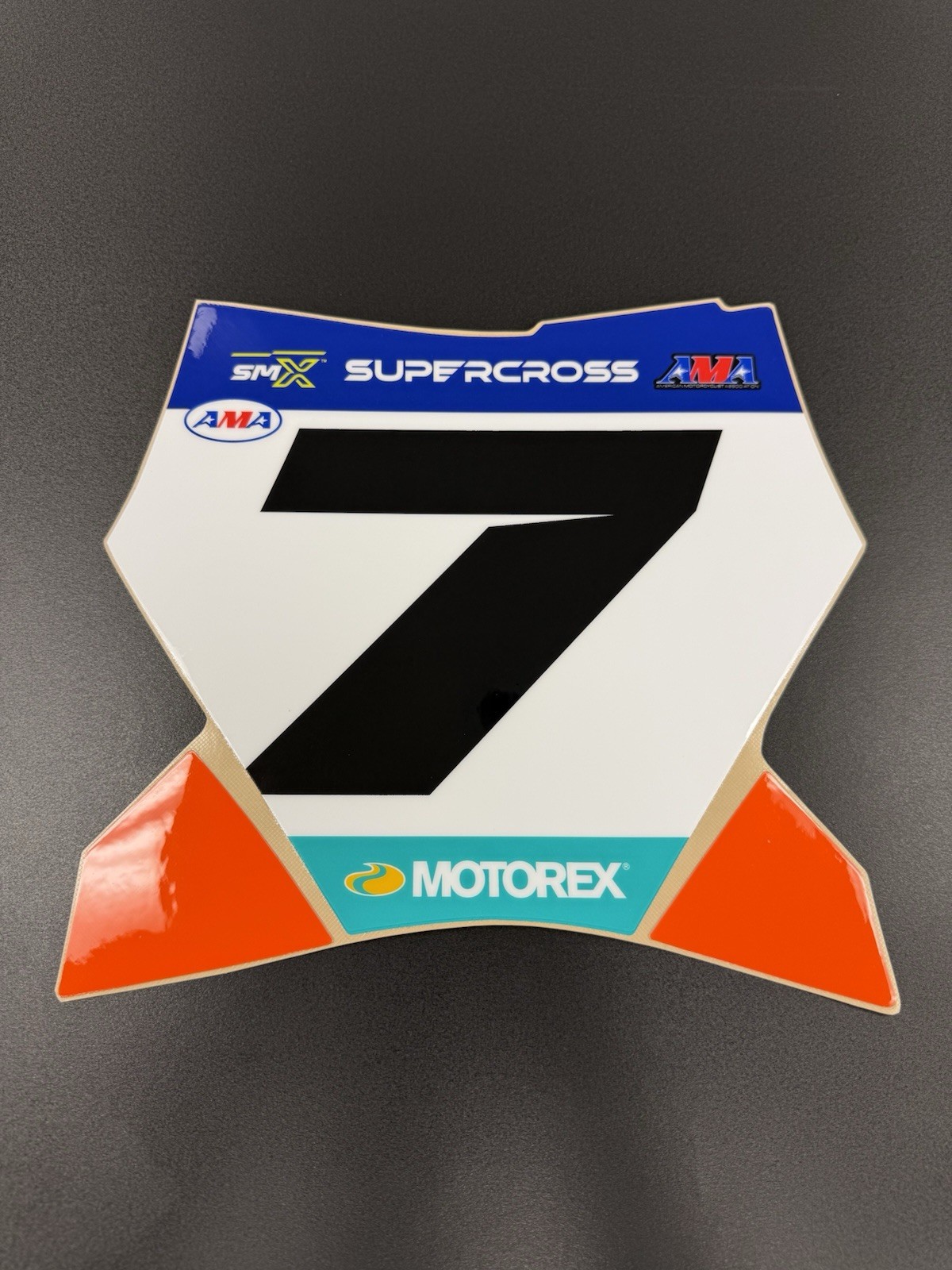 2026 FACTORY KTM SXF 250 450 REPLICA NUMBER PLATE #7 PLESSINGER DECAL GRAPHICS