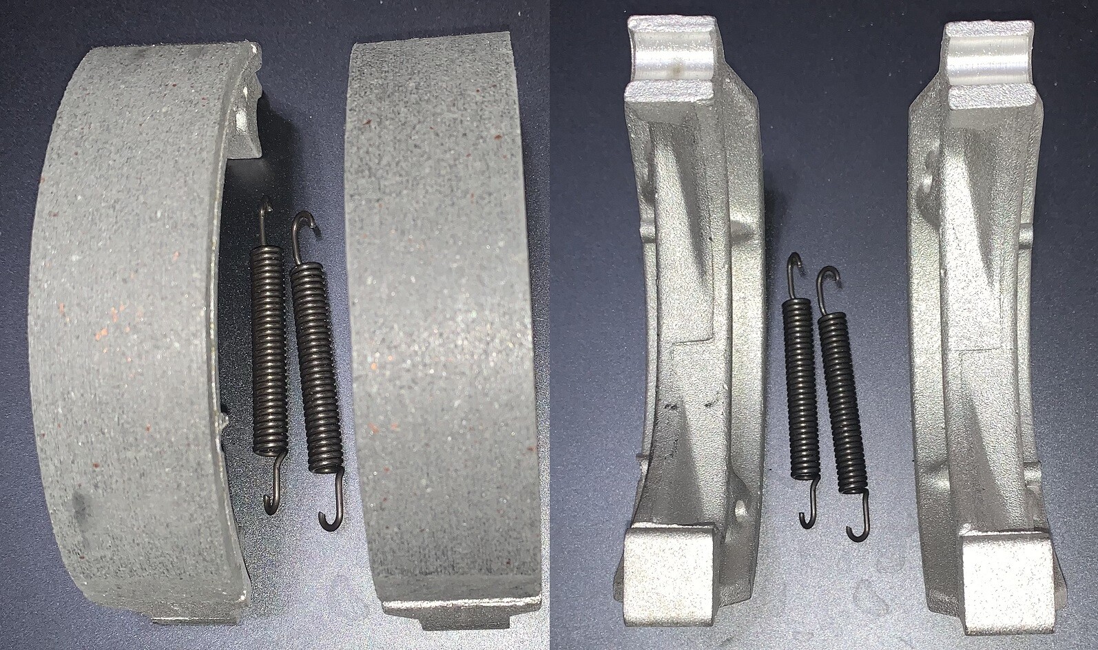 FAMOUS (SOK) BRAND SINTERED SEMI METALLIC BRAKE SHOE 1 SET SOME CT90 XL75 (340Y)