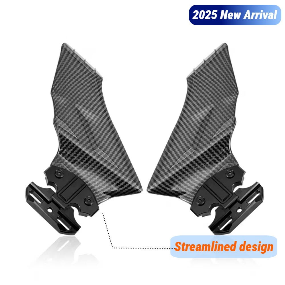 Carbon Fiber Look Complete Wing Rearview Mirrors for Yamaha 2002 2003 YZF R1
