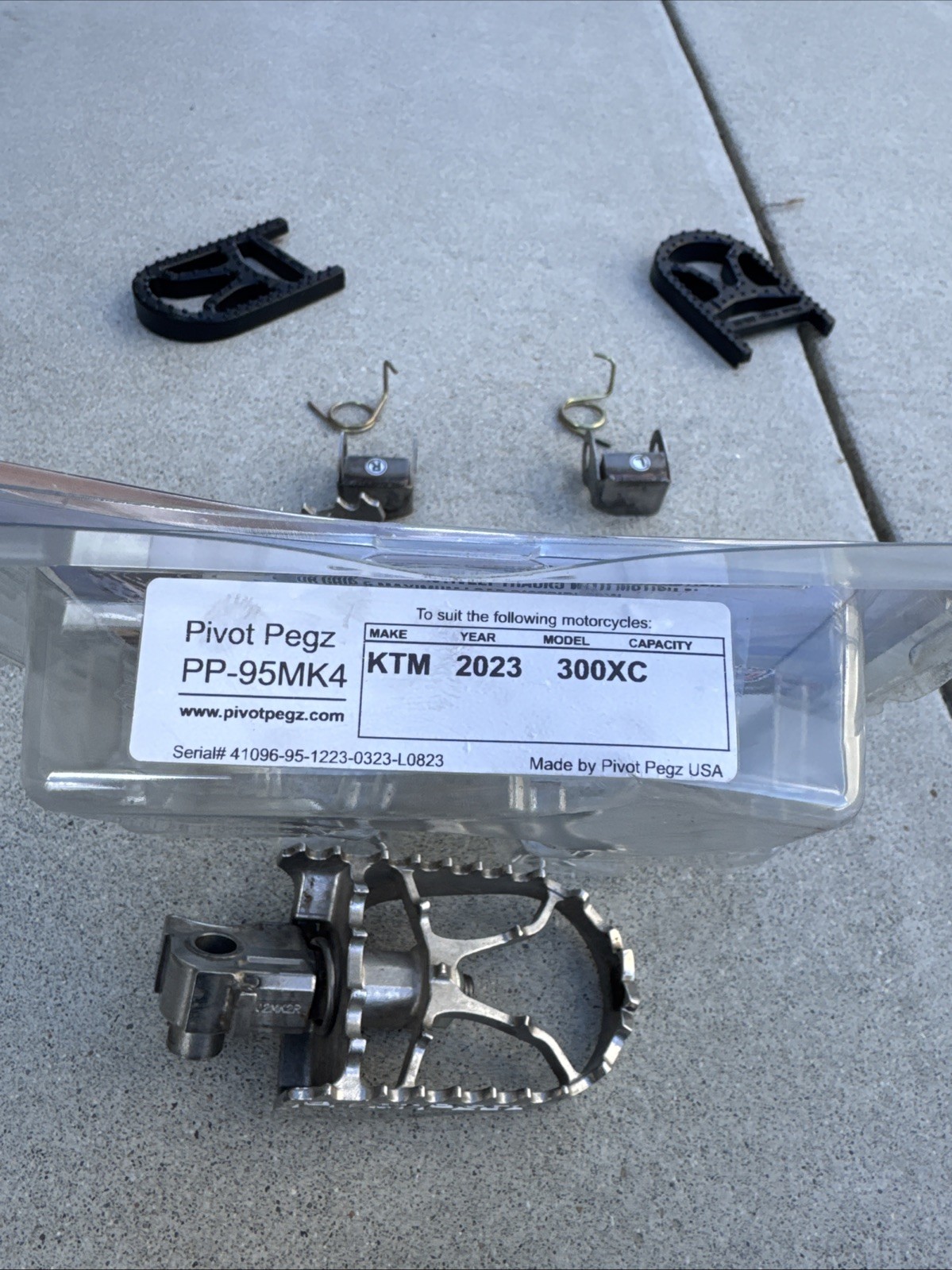 Pivot Pegz MK4 KTM 2023,2024,2025’ SX XC. MX.
