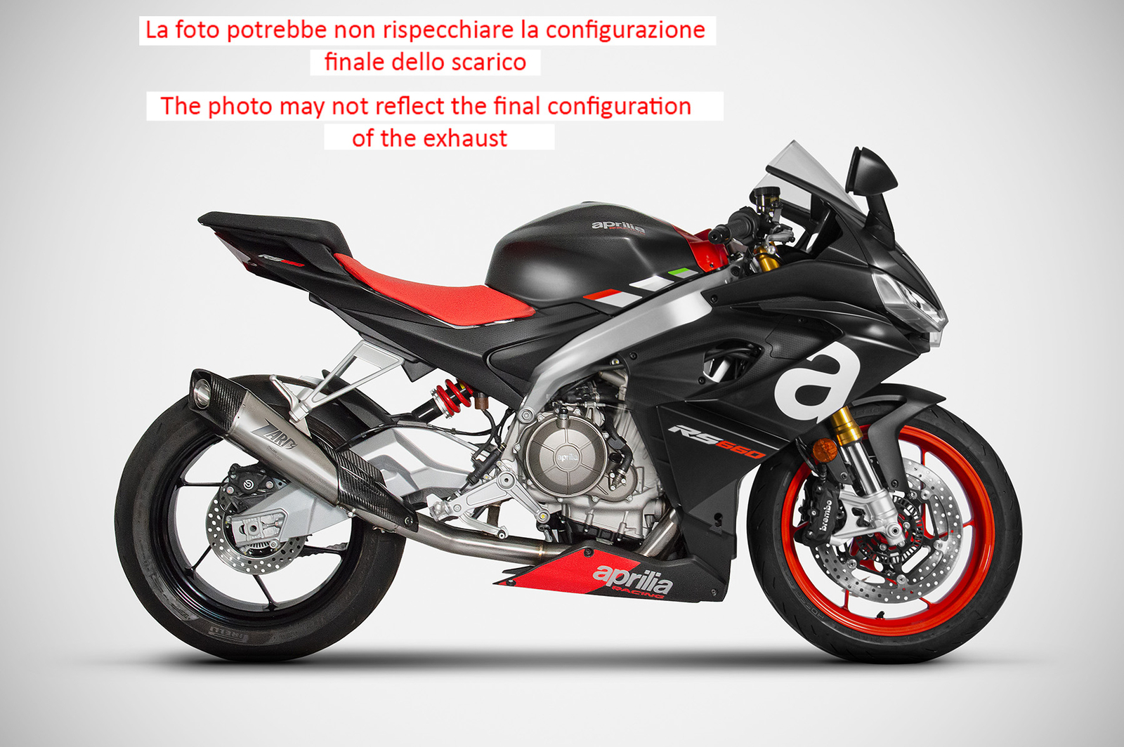 COMPLETE EXHAUST ZARD EURO5 TITANIUM-CARB + HEAT SHIELD APRILIA TUONO 660 21-23