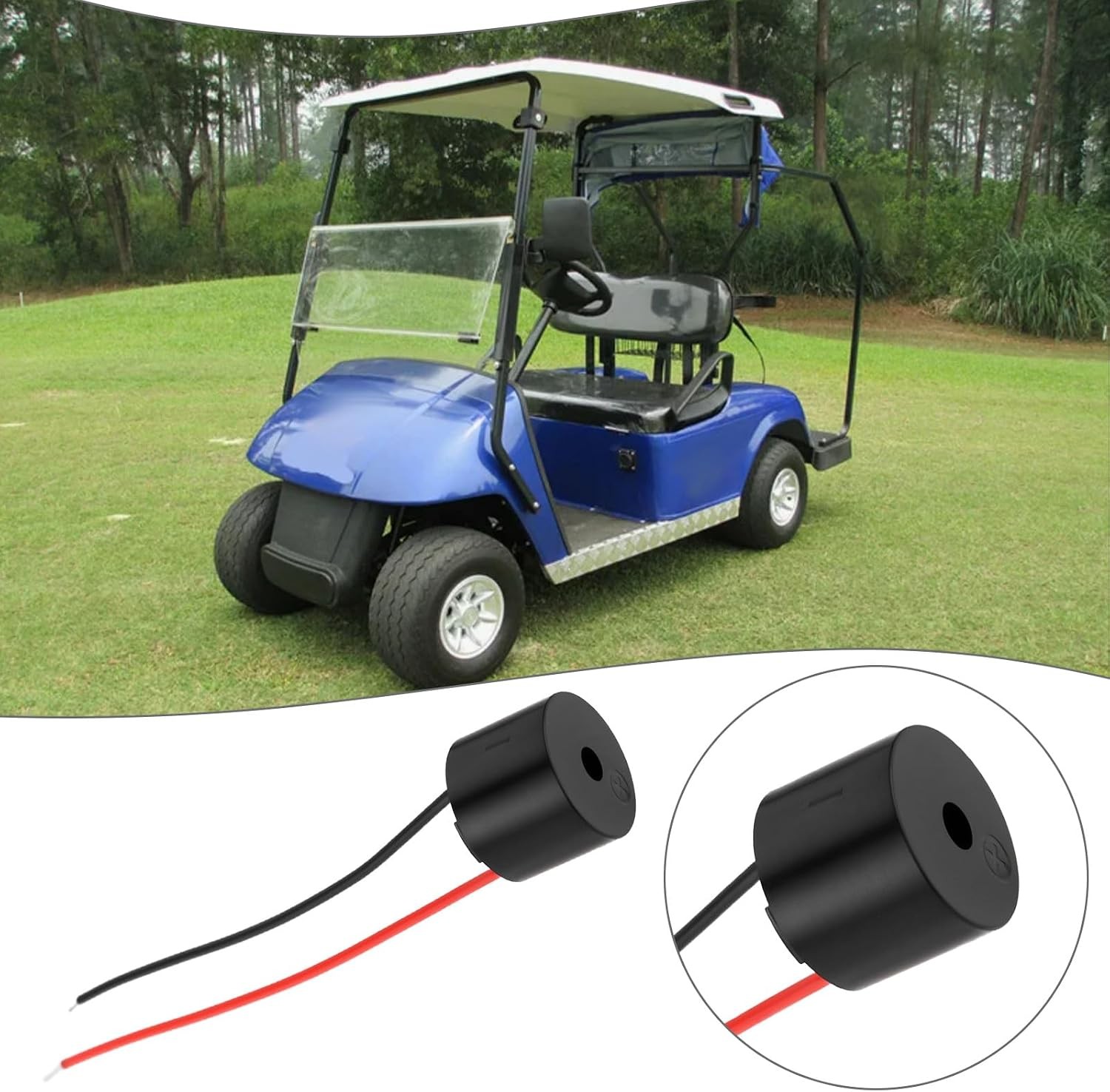Turn Signal Reminder Beeper 12V 25mA 6Pcs Golf Car Club Car Motorcycle ATV