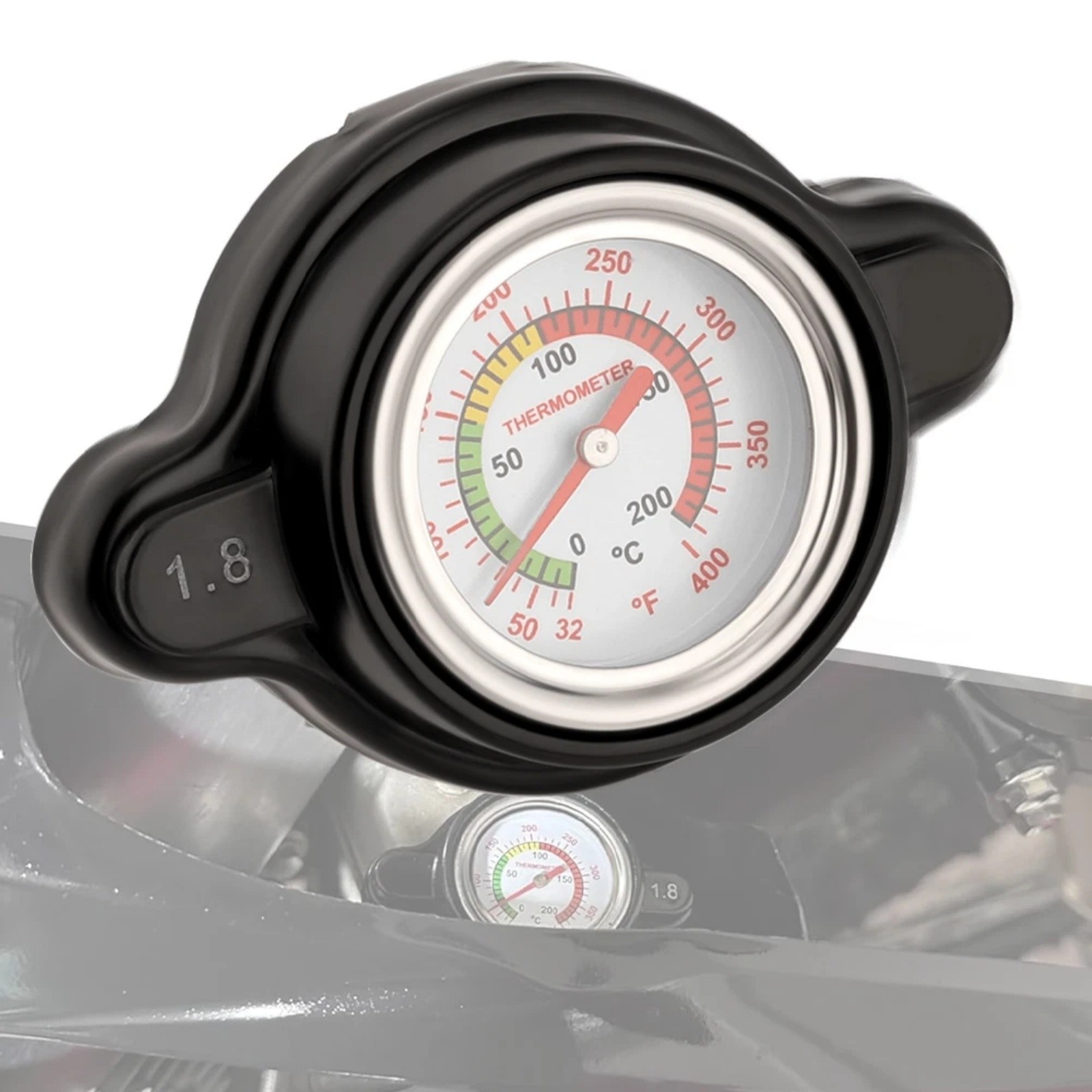 New Anti-Boil Radiator Cap w/Temp Gauge 1.8kg/cm² for Honda CRF450R 2002-2015