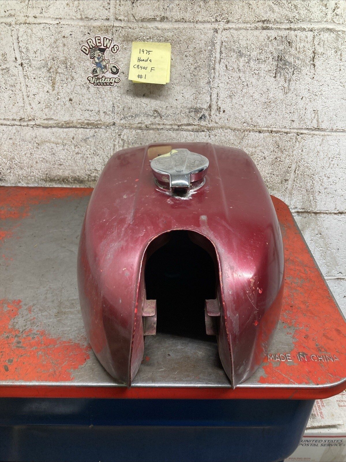 1975 Honda Cb400f Cb 400 F Gas Fuel Petrol Tank Nice