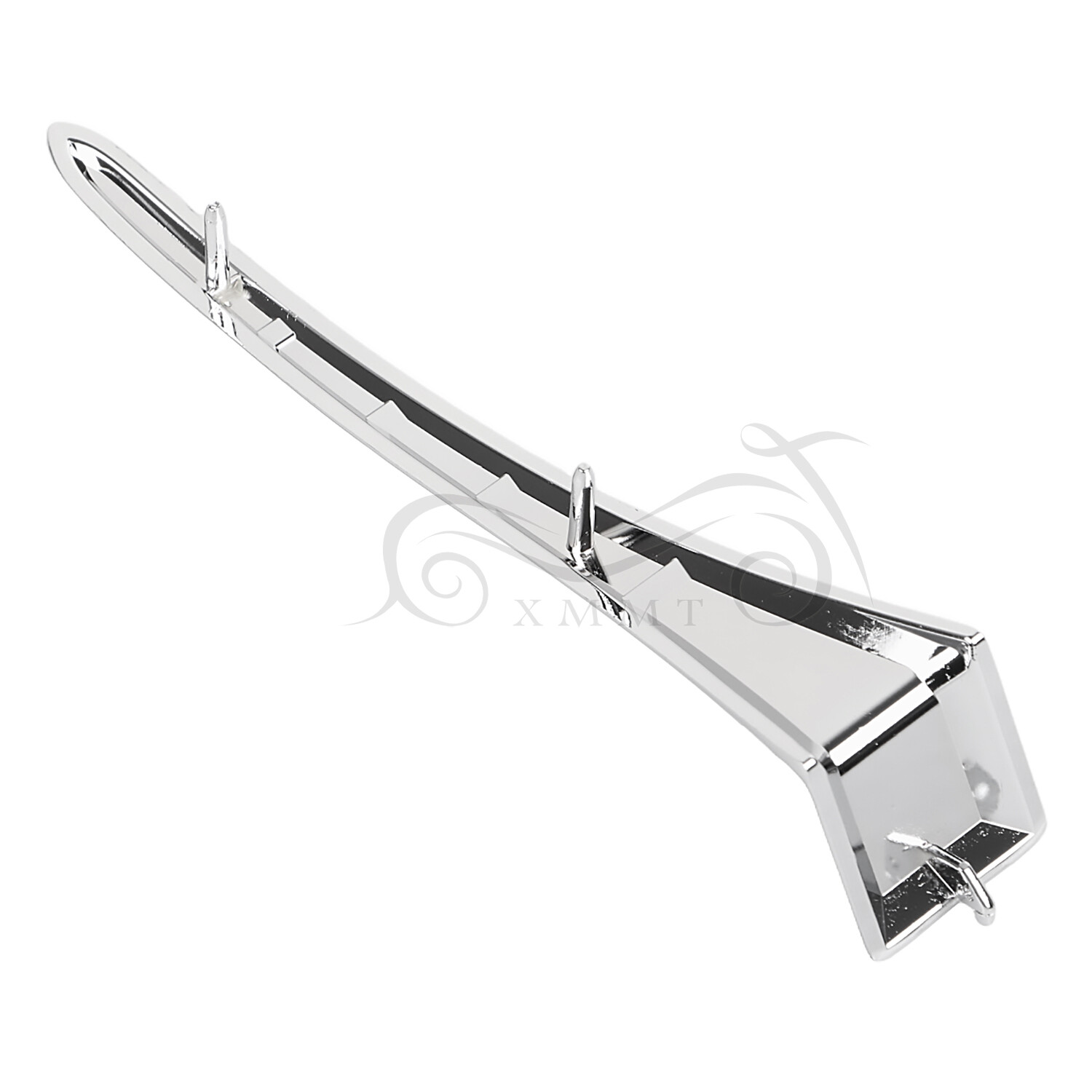 Chrome Zinc Alloy Headlight Nacelle Trim Spear For Harley Road King FLHR 94-02