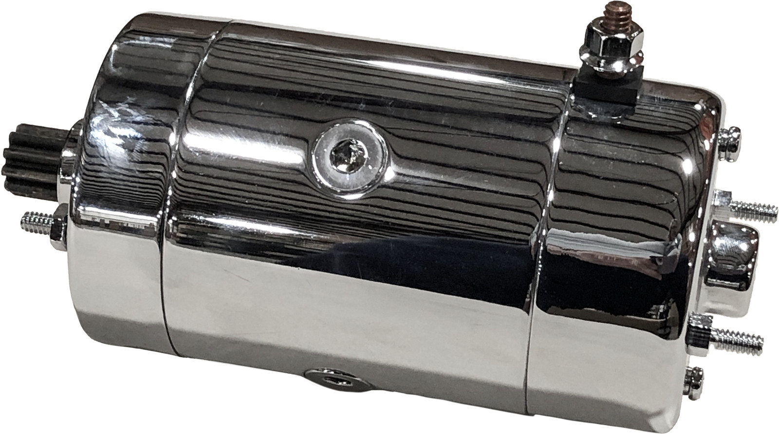 HD Chrome Electric Starter Motor Hitachi 0.8kW Harley Sport 82-88