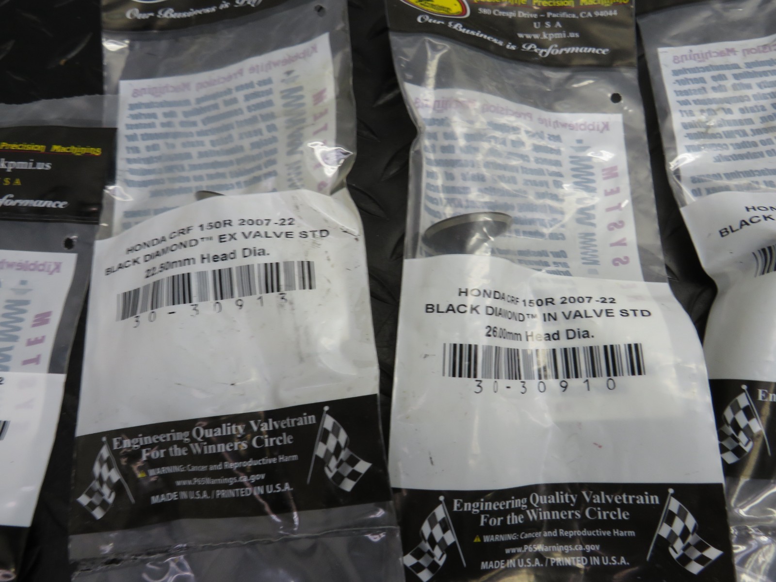 07-25 HONDA CRF 150RB CRF 150R OEM KIBBLEWHITE VALVES SEALS SPRINGS WASHERS