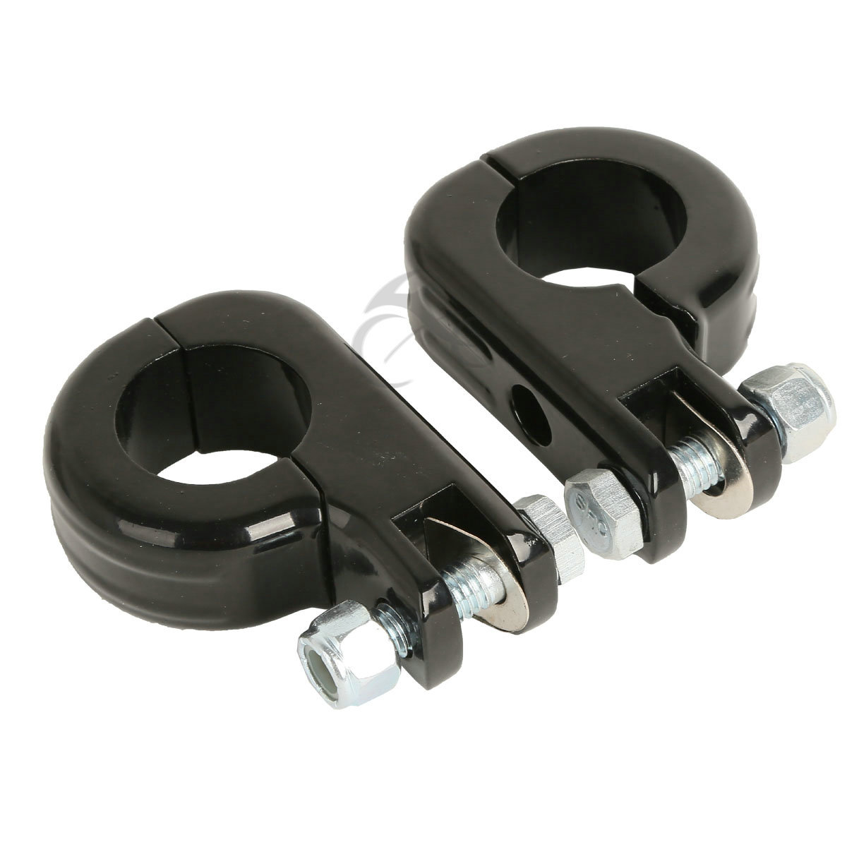 1-1/4″ 1.25″ 32mm Highway Engine Guard Footpeg Pegs Footrest Mount Clamps TCMT