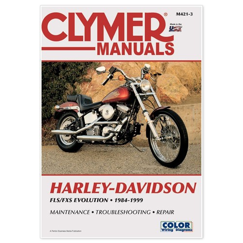 Clymer Repair Manual Harley-Davidson FLS FXS Evolution Evo Softail M421-3 CM4213