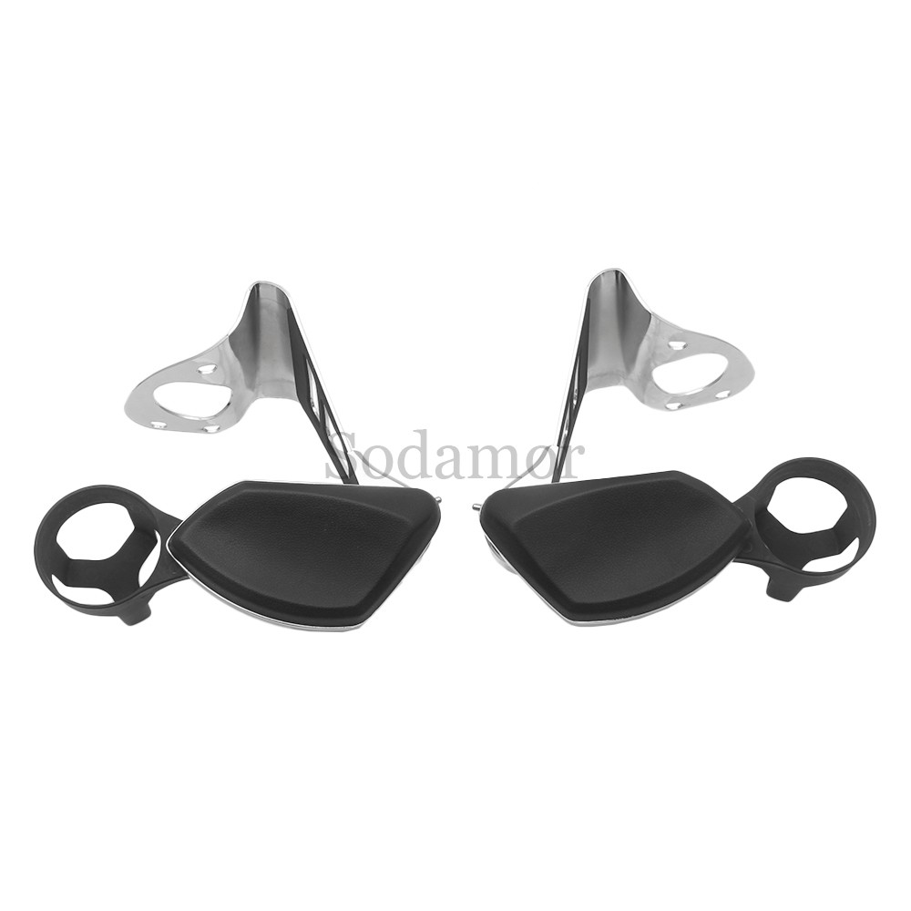 Passenger Armrests w/Drink Cup Holder Chrome For Harley Road Electra Glide 14-UP