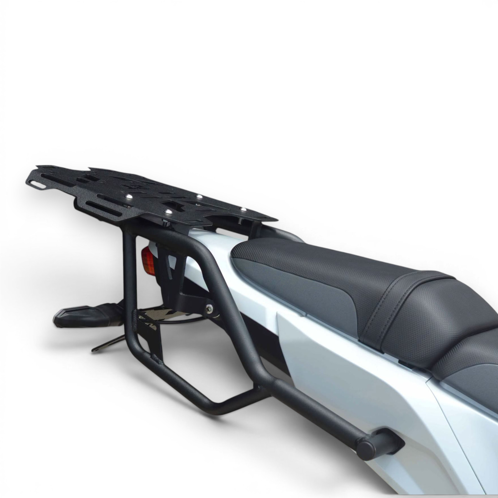 Kawasaki 2026 KLE500 Rear Rack Steel Carrier ฺBlack Luggage Rack Tail Rack