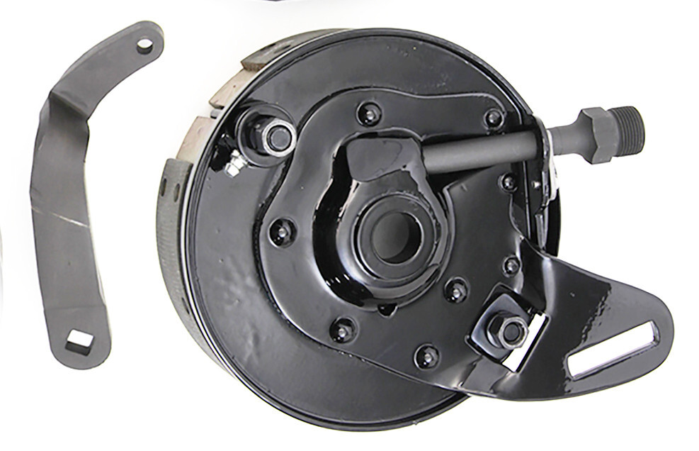 Rear Brake BACKING PLATE & SHOES for 1941 – 1952 Harley 45 Solo WL WLA WLC WR