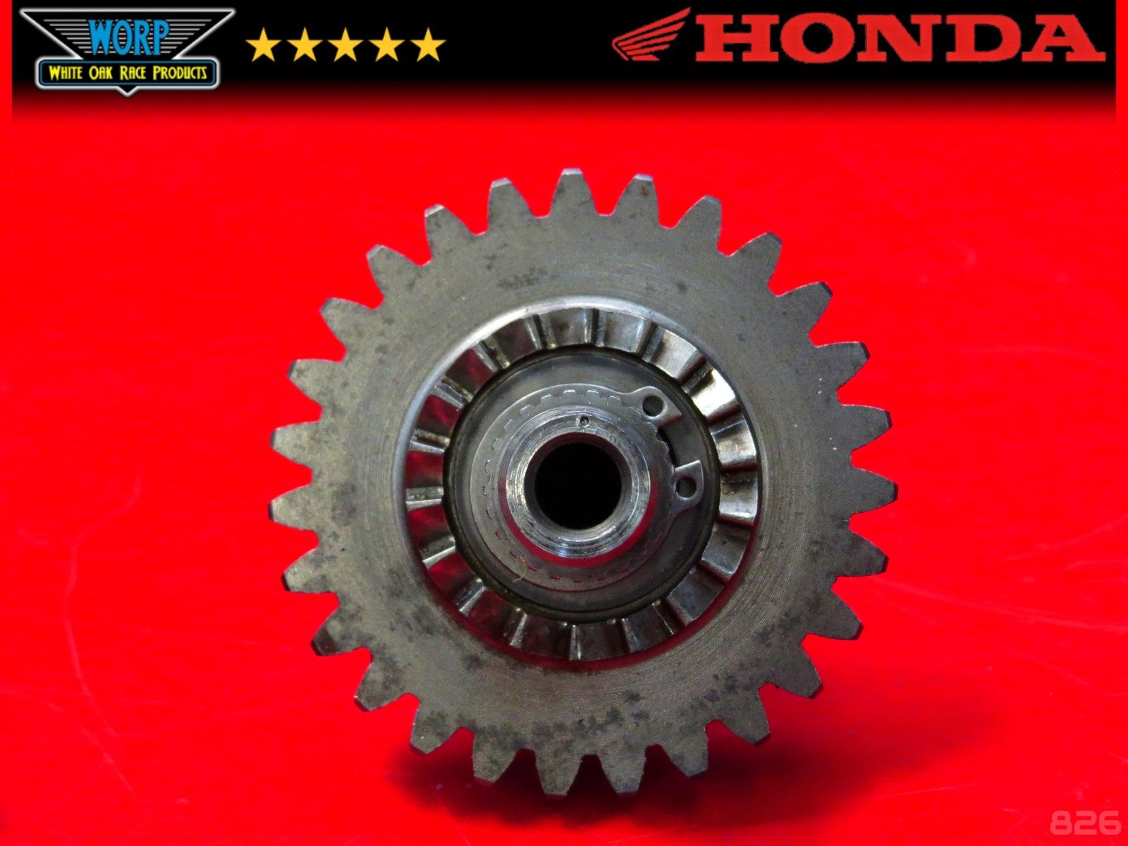 1982 HONDA CR250R KICK START STARTER KICKSTART GEAR SHAFT SPINDLE OEM / CR480