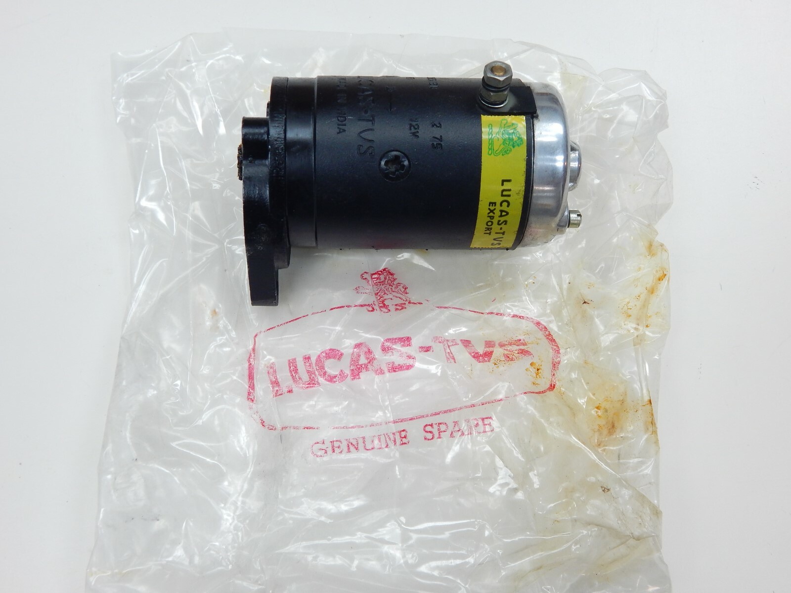 NEW TRIUMPH T160 TRIDENT 750 60-4211 STARTER MOTOR LUCAS TVS 1975 U.K. MADE