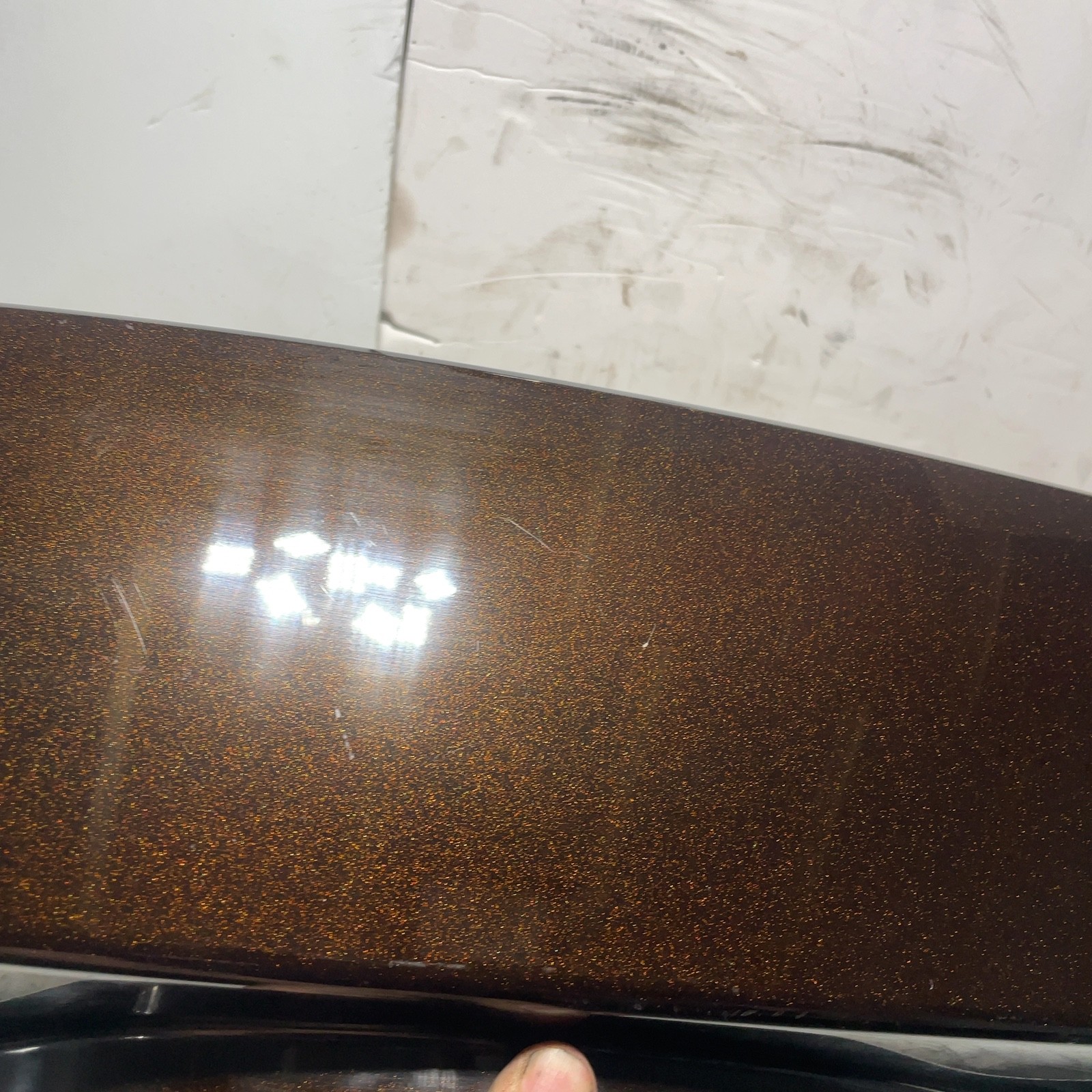 93-13 Harley Touring OEM Right Saddlebag Dark and Light Root Beer Brown 2011