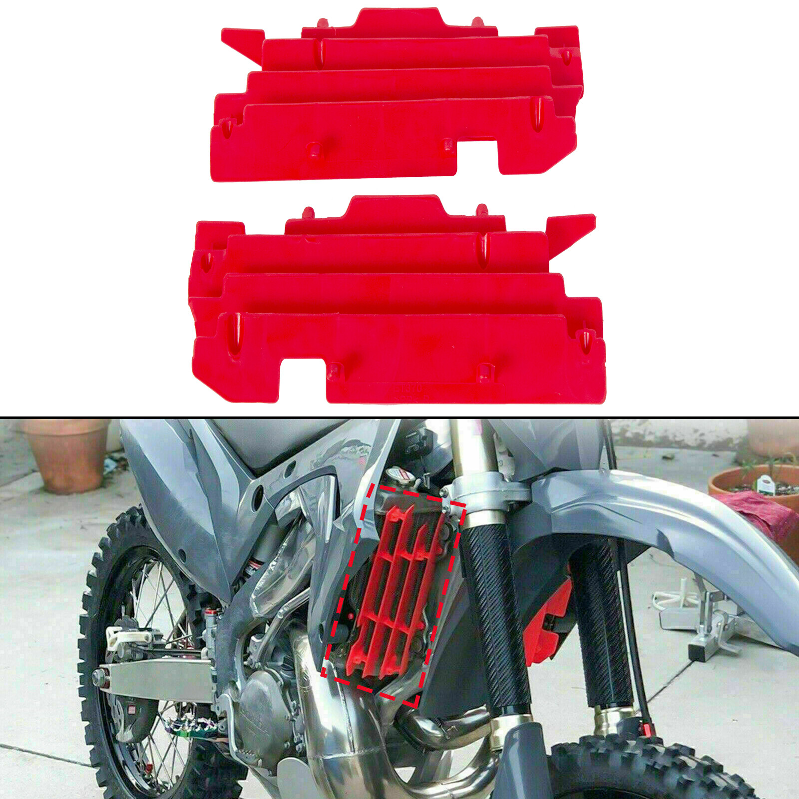 Radiator Louvers Replace for #8459900002 for Honda CR125R/CR250R/CRF450R 00-04
