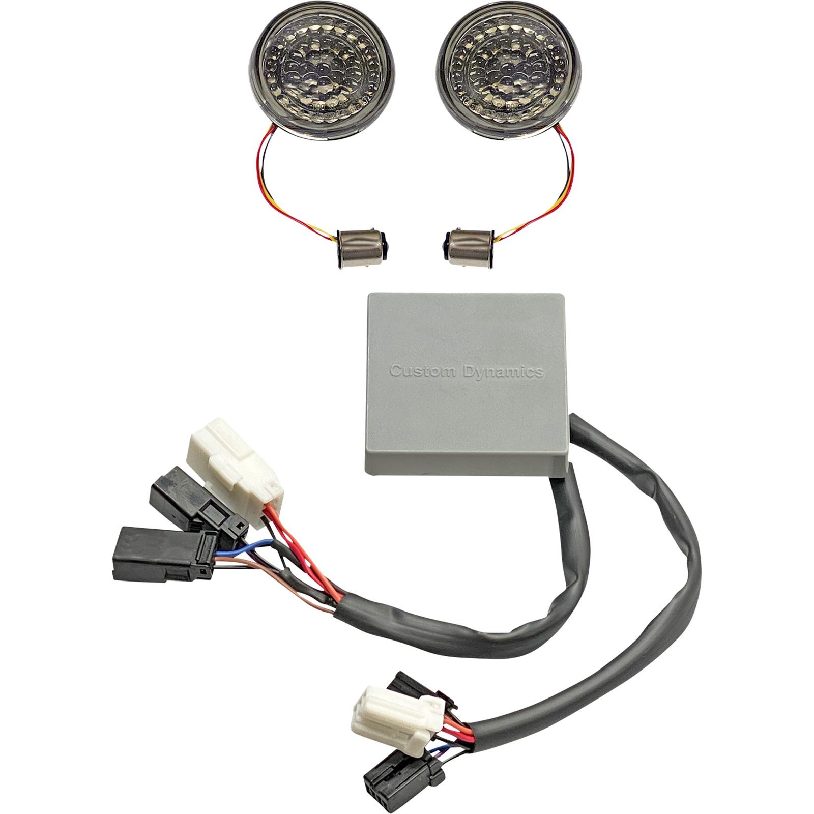 Amber Turn Signals – Red Run/Brake with Brake Strobe for Sportster CD-STS-BCMXL