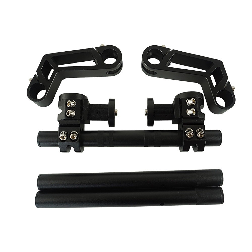 Motorcycle Handlebar 7/8″ 22mm Adjustable Steering Removable Handle Bar (BLACK)