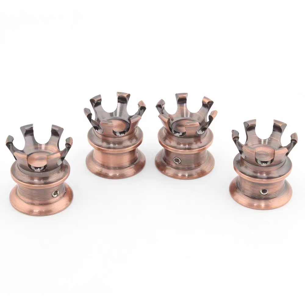 CNC Machined Crown Bolt Covers For Harley Sportster Twin Cam Bronze 4pc