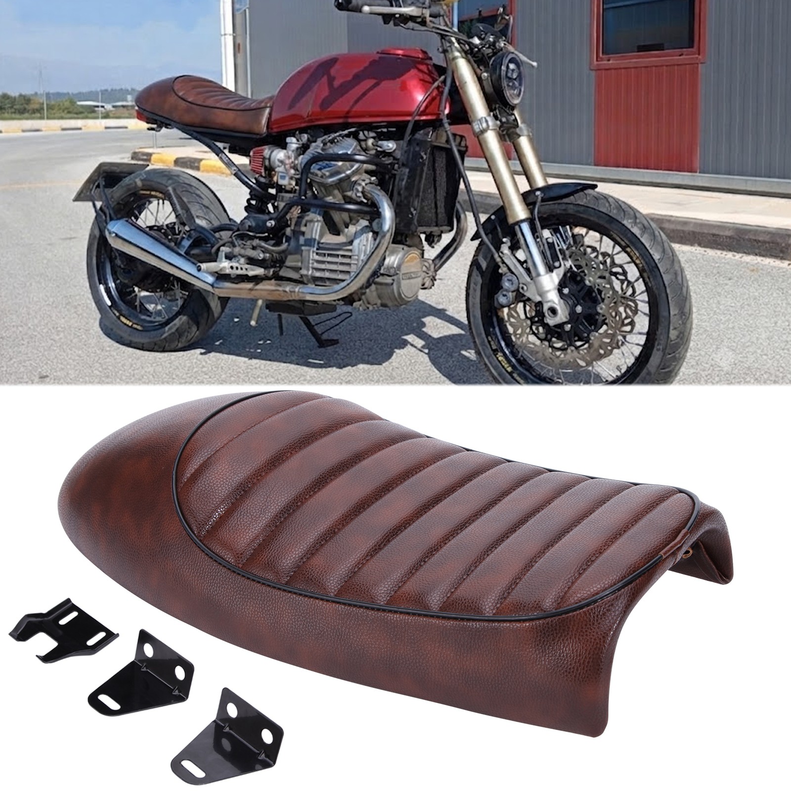 For Honda CX500 CM500 Vintage Cafe Racer Seat Hump Saddle Scrambler Cushion
