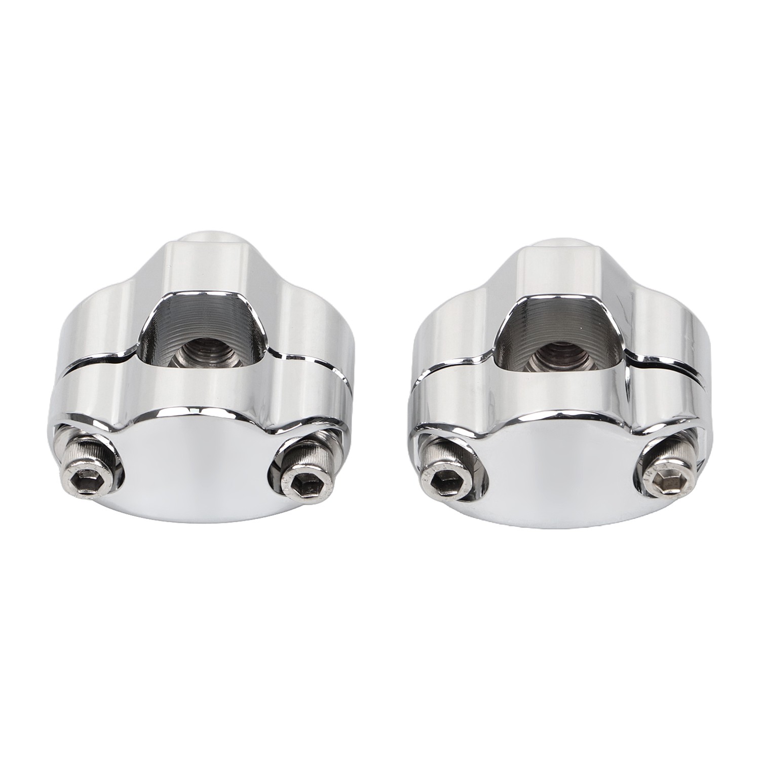 1.65″ Tall Handlebar Risers Clamp For Harley 1″ Bar Night Train Softail Fat Boy