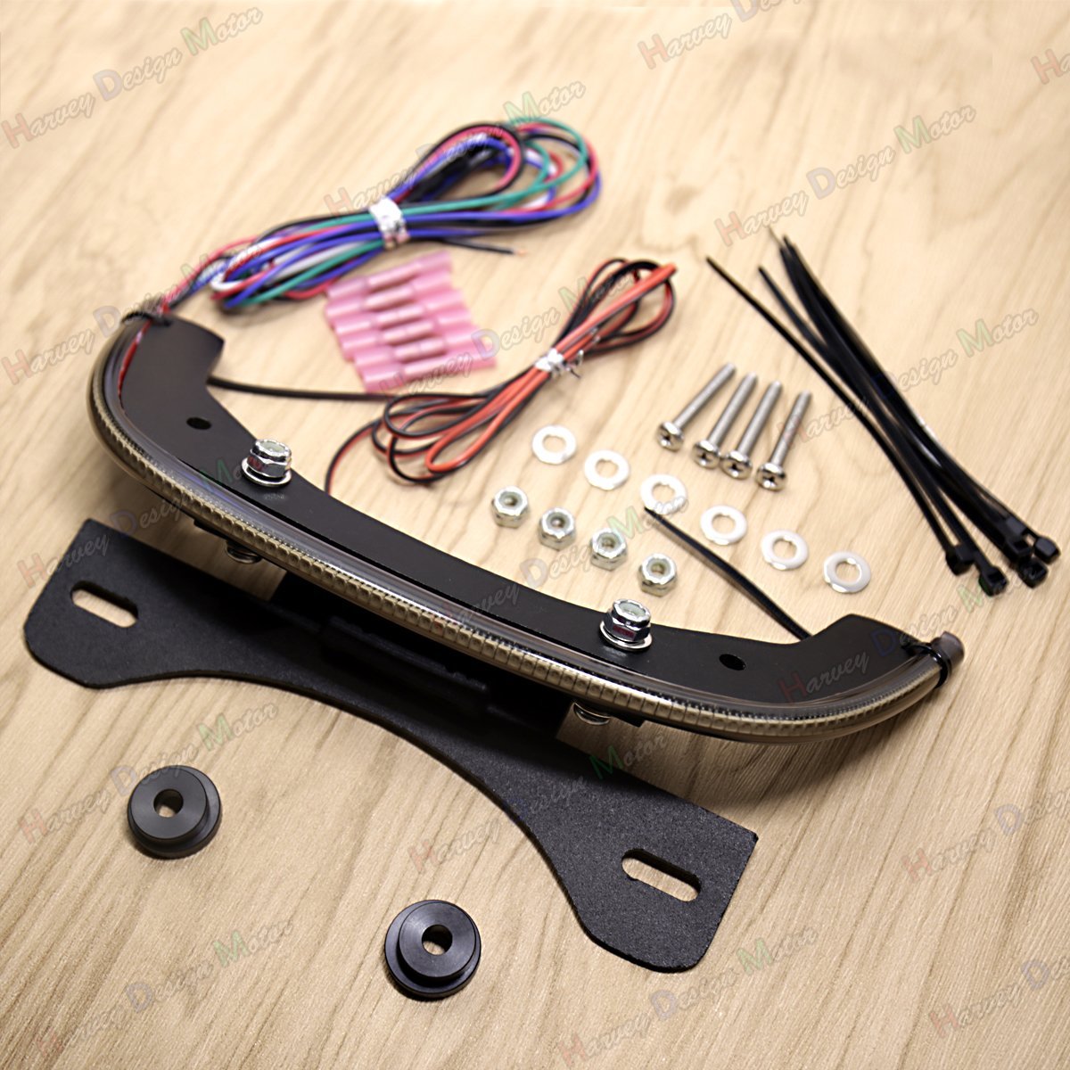 LED Fender Eliminator Integrated Tail Light Bar For Harley V-Rod 2012-2016