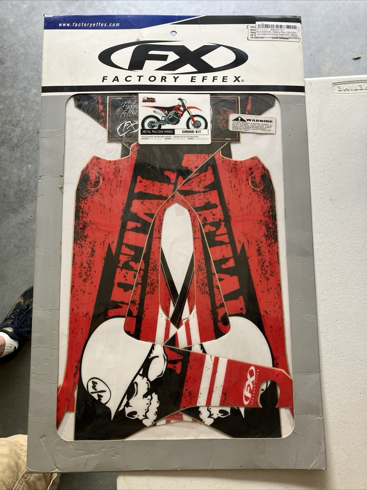 Factory Effex Metal Mulisha Shroud Graphic Kit – Honda