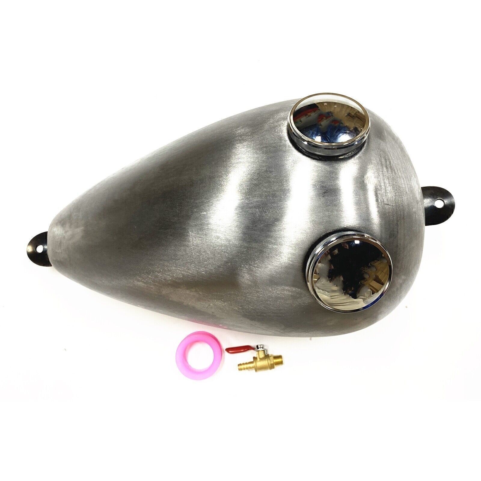 Handmade 2.4Gal 9L Motorcycle Gas Fuel Tank Unpainted For Honda Yamaha Harley DA
