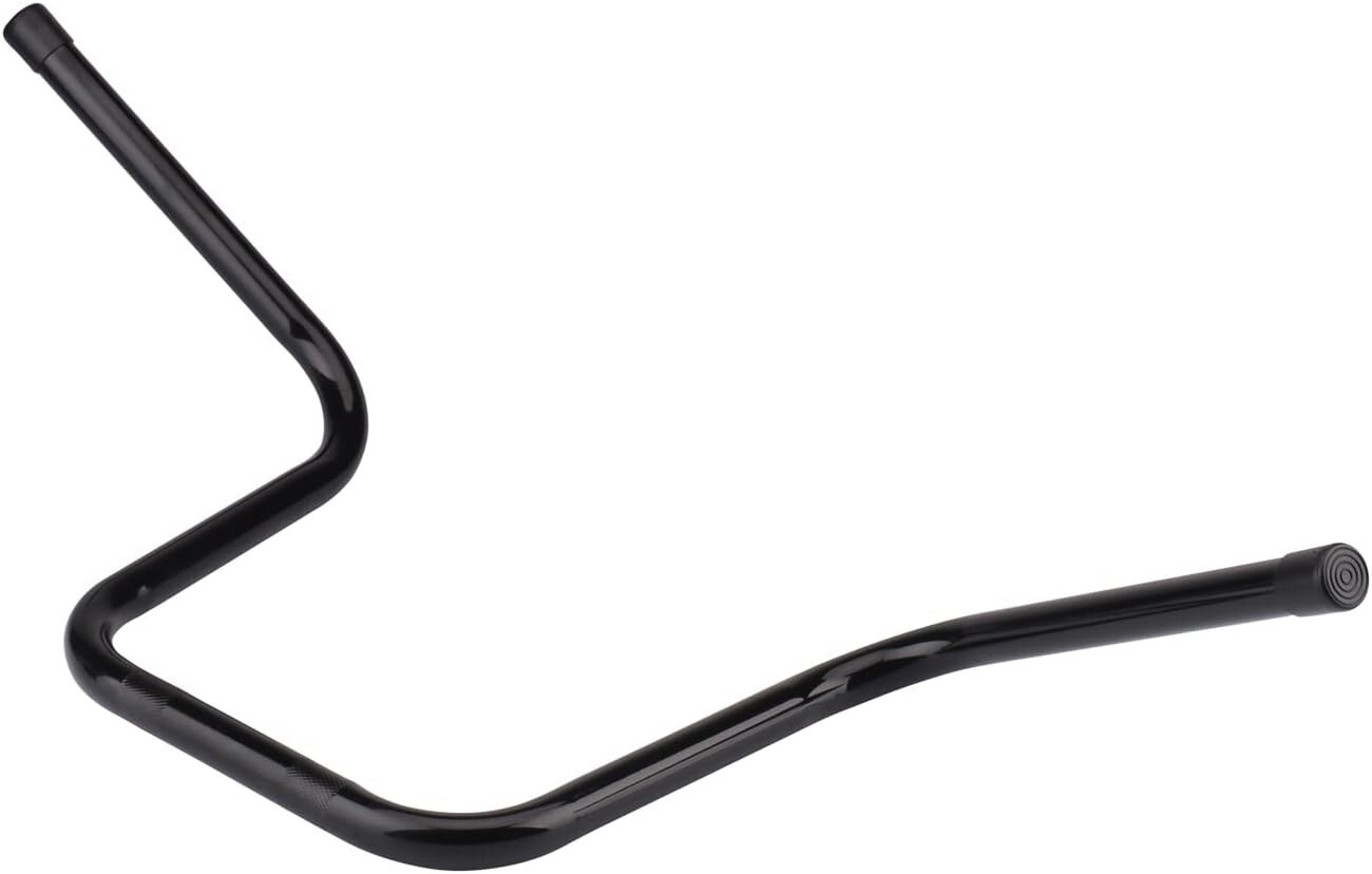 Alloy Steel 7/8” Handlebar Mini Ape Hanger 10” Rise for Choppers & Dyna Bikes
