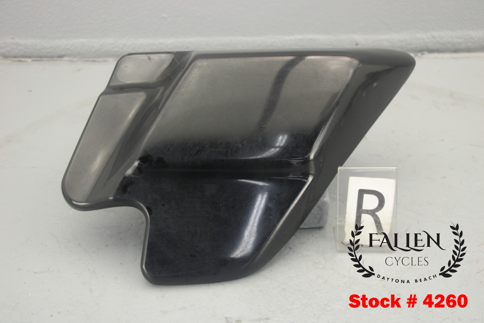 2008 Harley Electra Glide RIGHT Side Cover Panel VIVID BLACK #4260