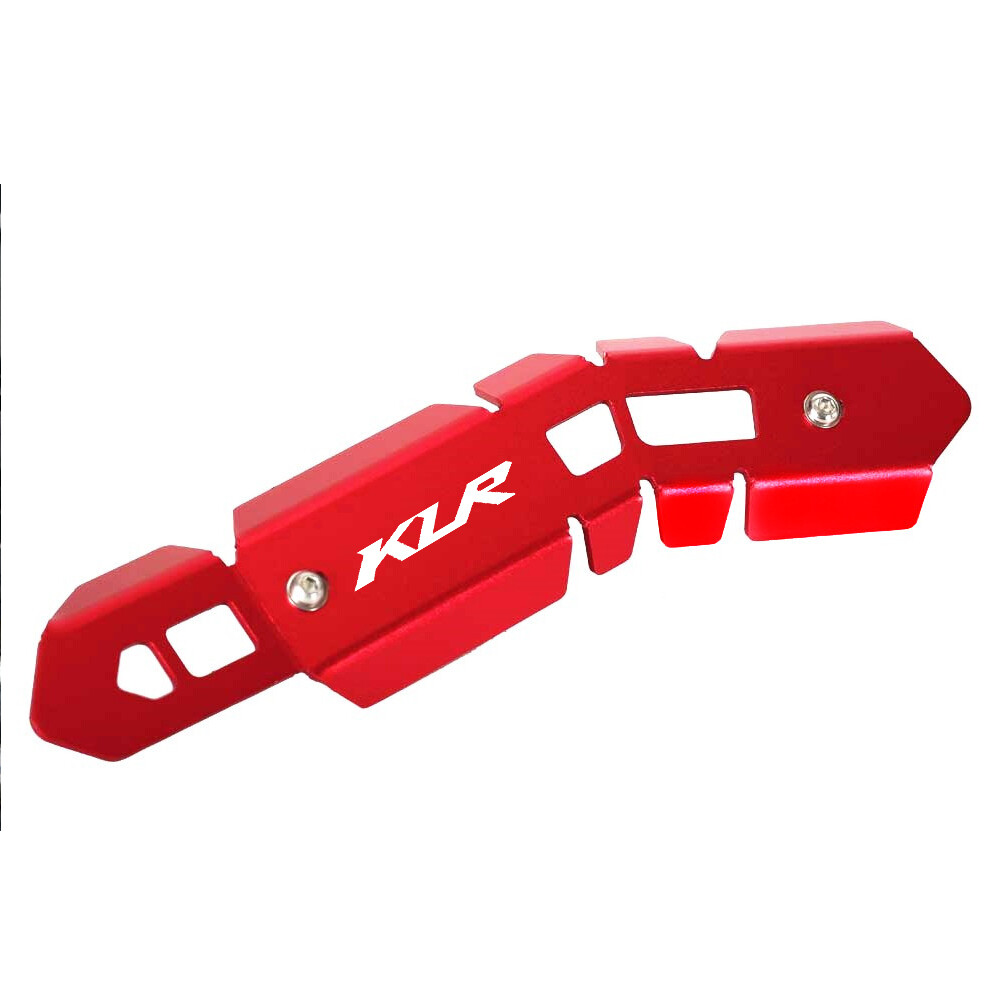 KLR LOGO Silencer Header Pipe Guard Cover Case For Kawasaki KLR650 2008-2024
