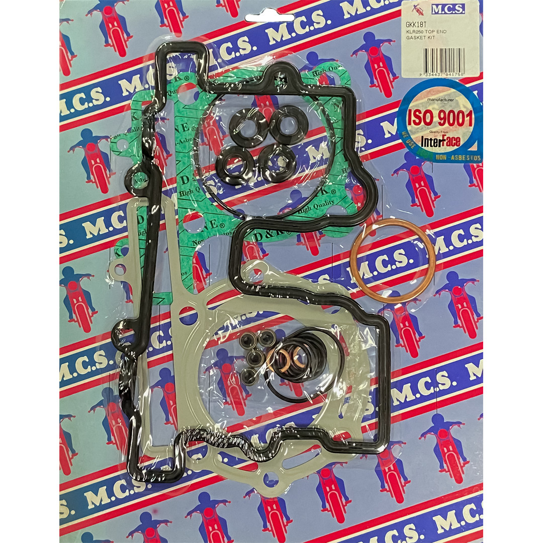 Top End Gasket Kit Fits KAWASAKI KLR250 1985 1986 1987 19881989 1990 1991 1992