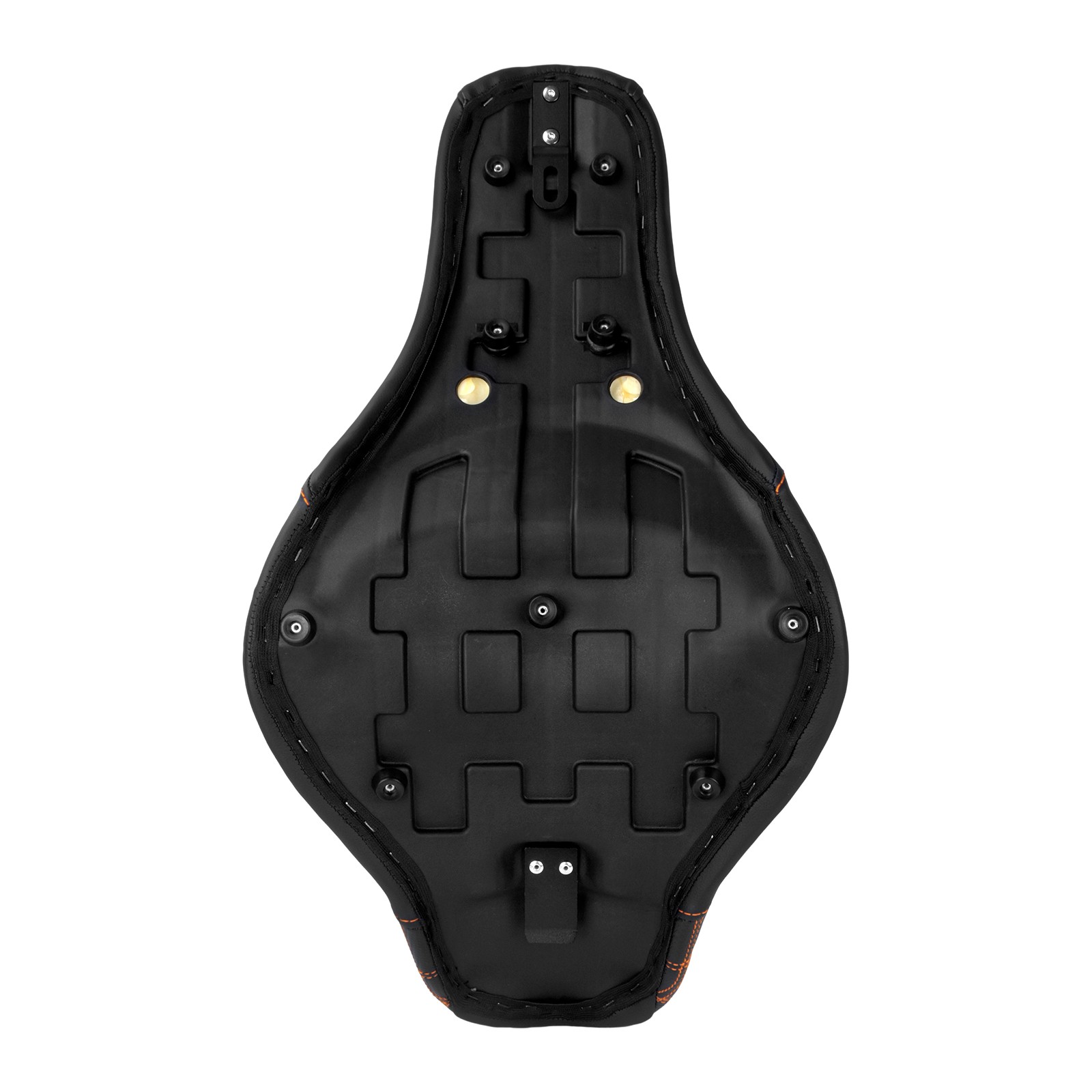 Driver Passenger Seat Orange Stitching For Harley Fat Boy 18-2025 Breakout 23-25