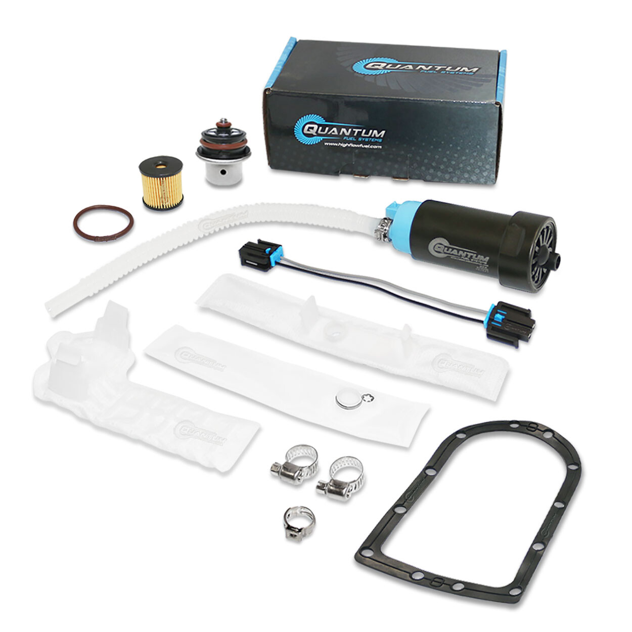 QFS EFI Intank Fuel Pump + Filter Kit 2004-17 Harley-Davidson Dyna 61016-04B