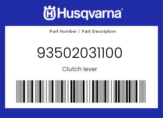 Husqvarna Genuine Clutch Lever – 93502031100