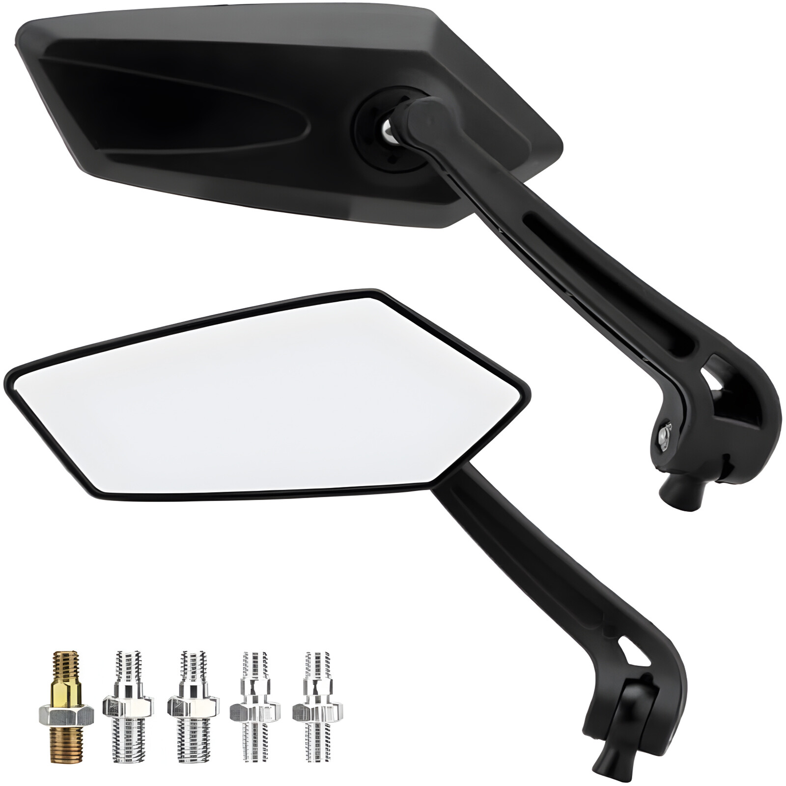 Motorcycle Mirrors Rearview Black For Honda Grom MSX125 2020 2019 2018 2017 2016
