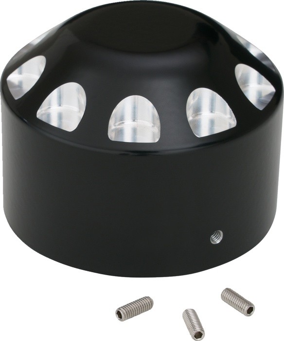 Show Chrome Rear Axle Nut Cover Black #44-105 Polaris