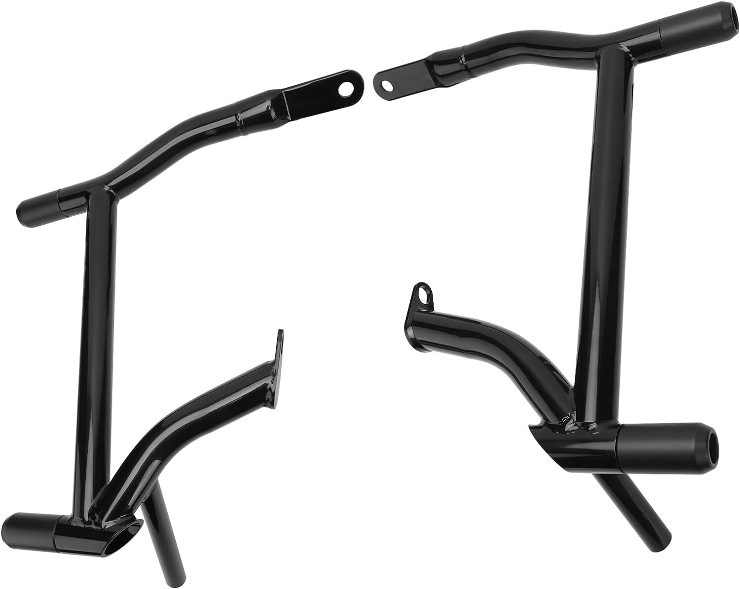 Black Saddlebag Guards Crash Rails Bars For Harley Electra StreetRoad Glide09-24