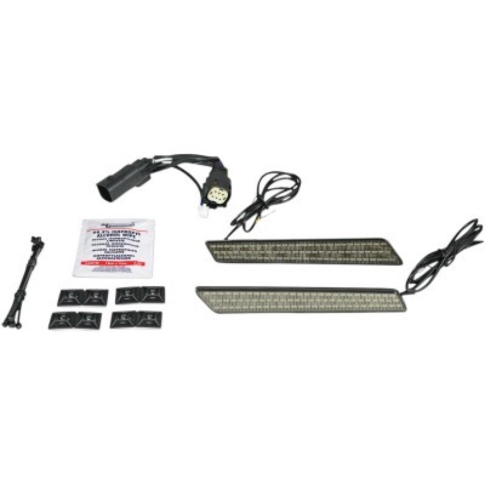 Custom Dynamics Smoke Saddlebag Latch LED Lights for Harley Touring 14-20