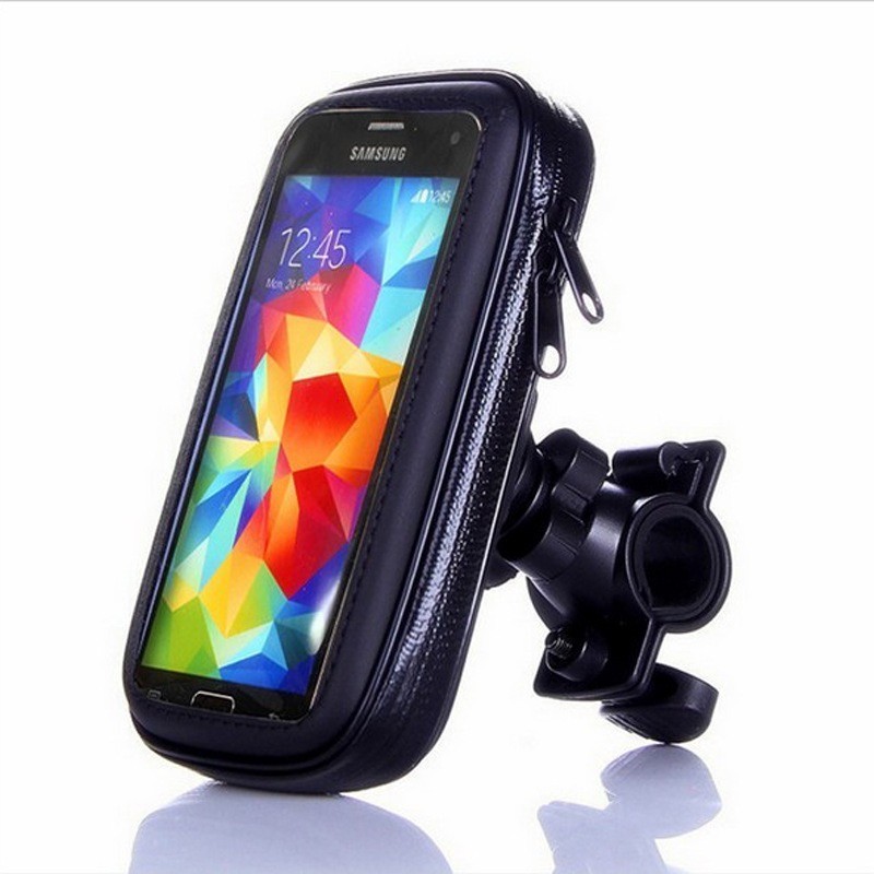 360° Rotatable Rainproof Holster Cover Case Bike Mount Fit For All Cell Phones