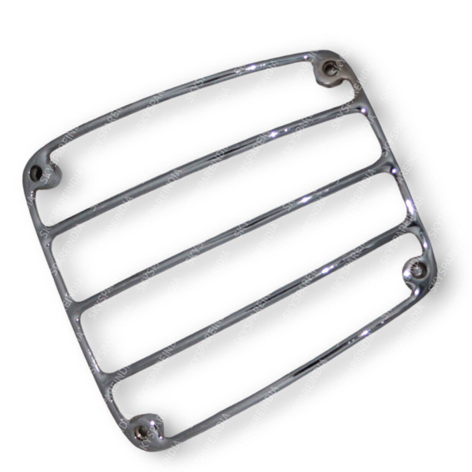Petrol Fuel Gas Tank Grill Brass Chrome Compatible With Royal Enfield Old Model
