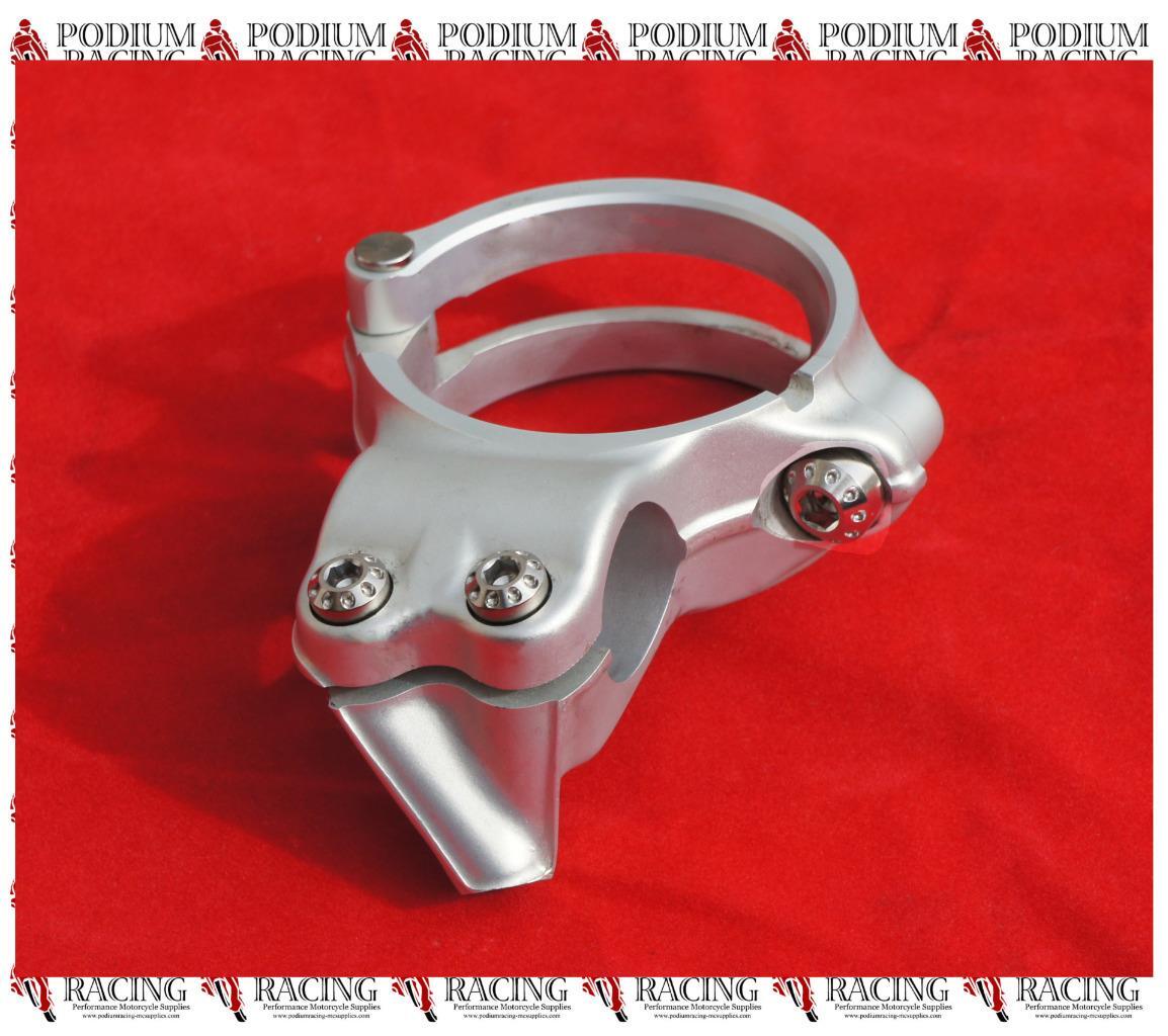 DUCATI PANIGALE V4 V4S SILVER TITANIUM CLIP-ON & BAR CLAMP BOLT SET OF 8PCS