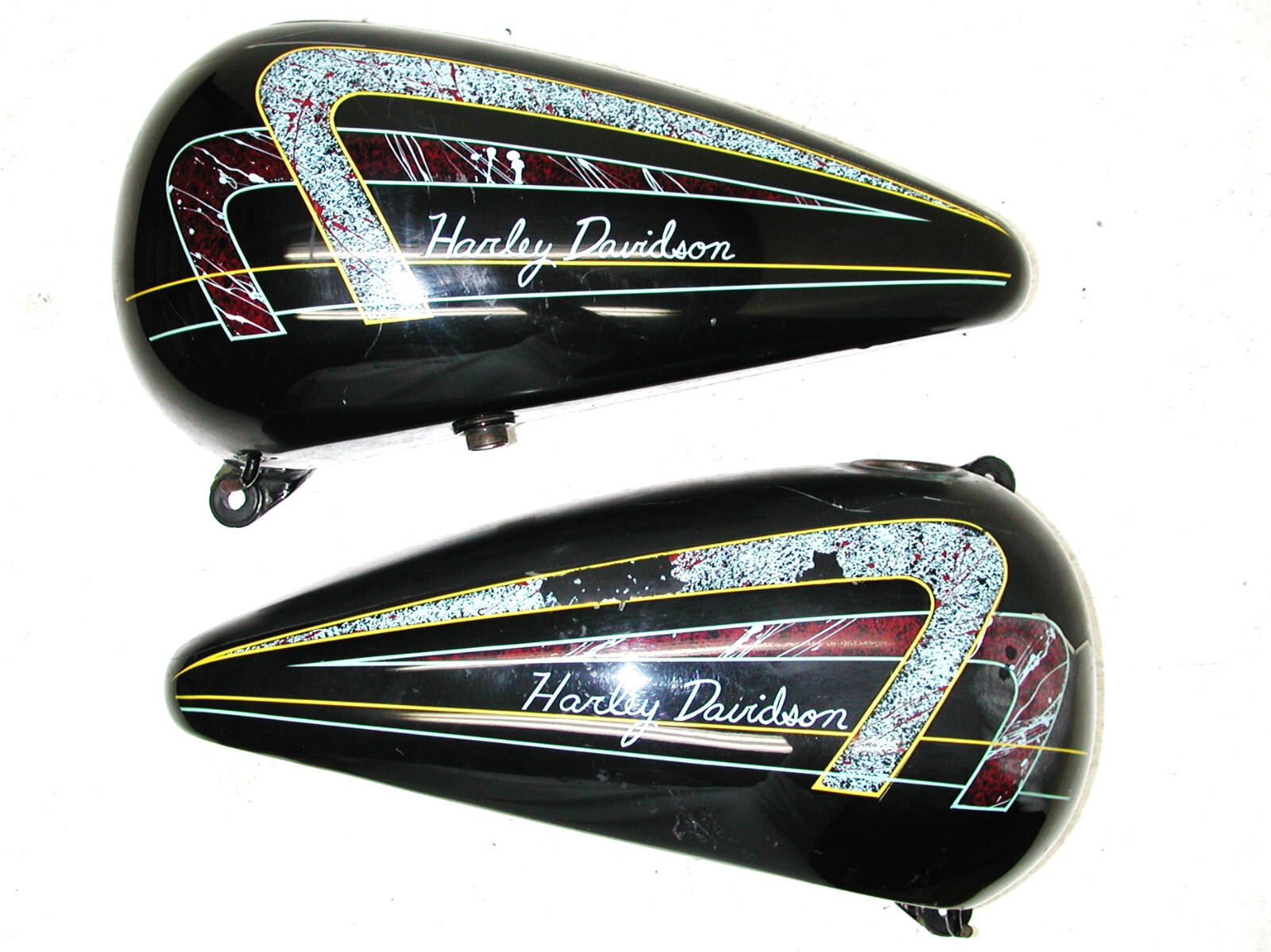 HARLEY DAVIDSON Softail Heritage FXST 1984-1999 OEM 4.2 Gal Split Fuel Gas Tank