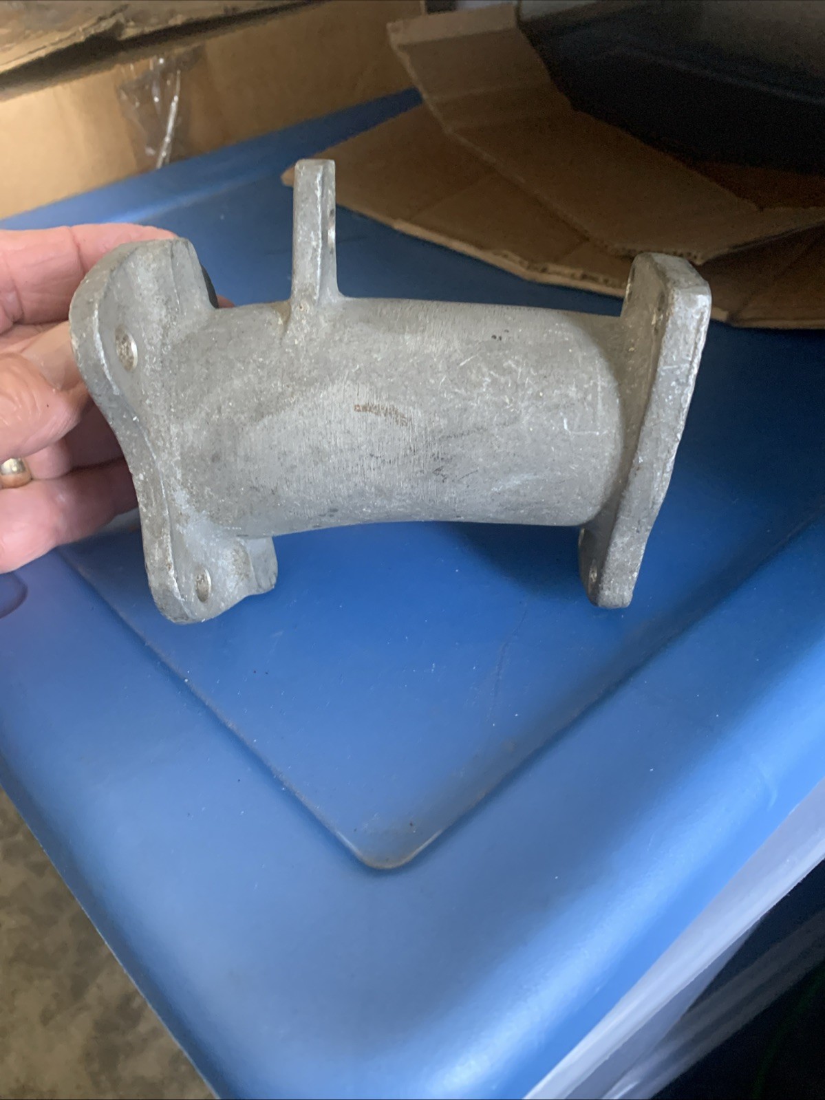 Harley Davidson Linkert No Name, To SU Carburetor Intake Manifold Panhead Fl El