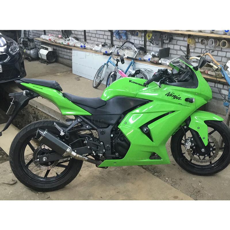 For Kawasaki Z250 Z300 Ninja 250 300 2013-2016 Exhaust Tips Motorcycle Mid Pipe