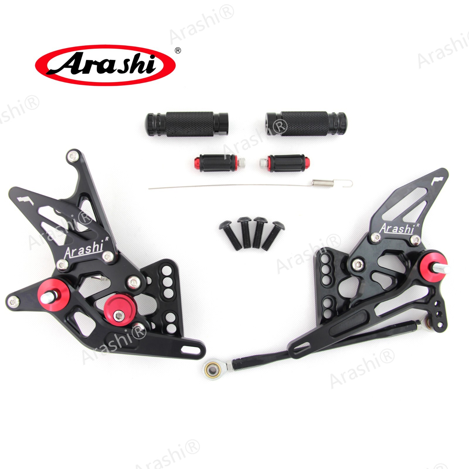 Rearsets Footpegs For Suzuki GSXR 1000 2005 2006 K5 K6 Rear Sets Footrest Pedals