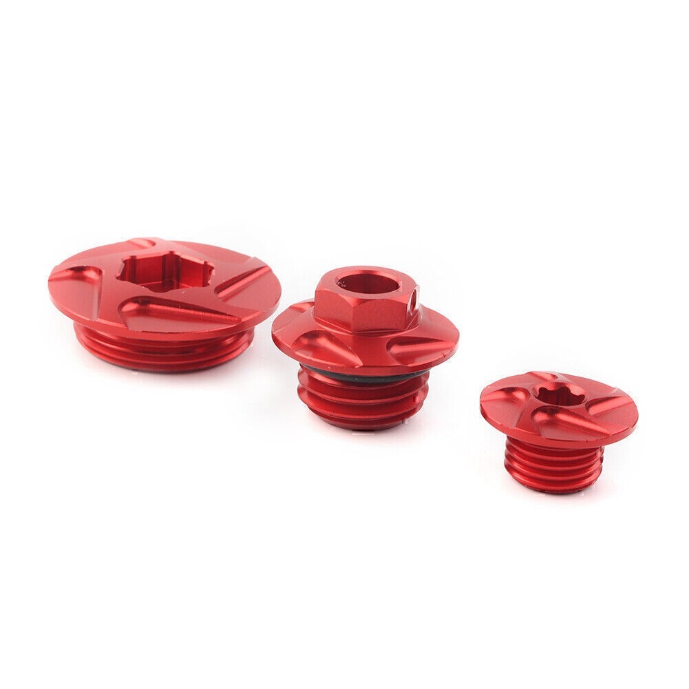 CNC Red Engine Timing Bolts Oil Plugs for Honda CRF150R CRF250R CRF450R CRF450X