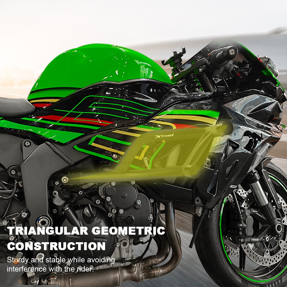 Fit For KAWASAKI Ninja ZX6R 2024-2025 Stunt Cage Engine Guard Crash Bar Subcage